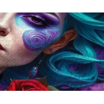 Gothic Flowers Portrait