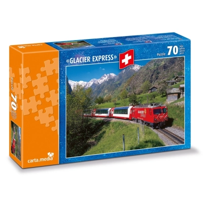 Glacier Express bei Stalden VS