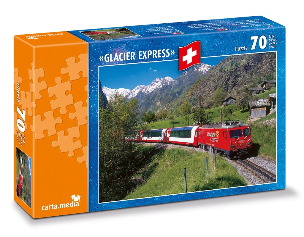 Glacier Express bei Stalden VS