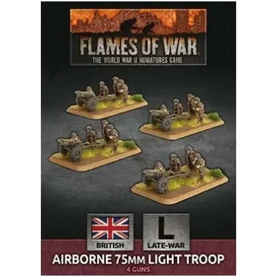 Flames of War Airborne 75mm Light Troop (x4 Plastic) - EN