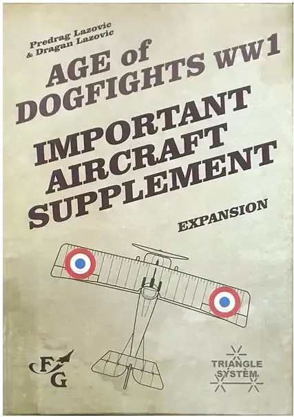 Age of Dogfights Important Aircraft Supplement - EN - Expansion