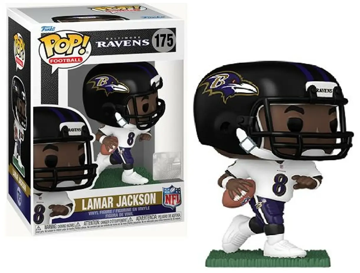 Funko POP! NFL: Ravens - Lamar Jackson (Away)