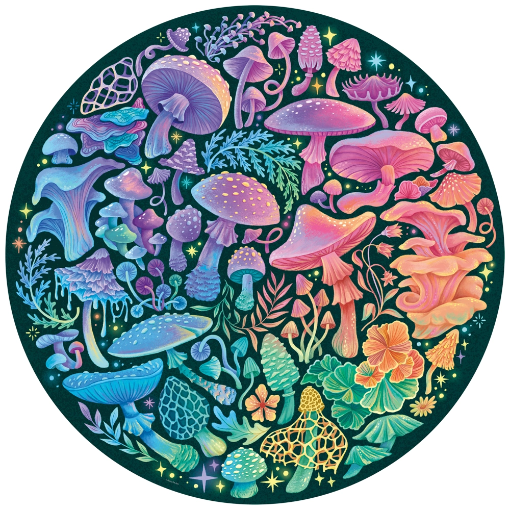 Circle of colors - Mushrooms