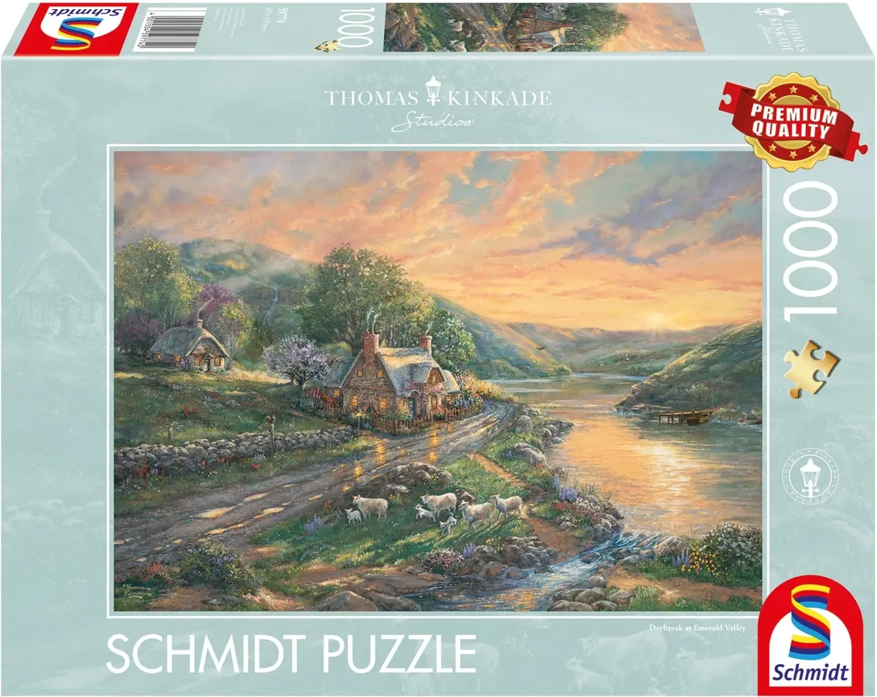 Tagesanbruch im Emerald Valley - Thomas Kinkade Studios