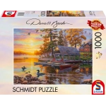 Bootshaus mit Kanus - Darrell Bush