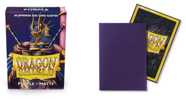Dragon Shield Small Sleeves - Japanese Matte Purple (60 Sleeves)