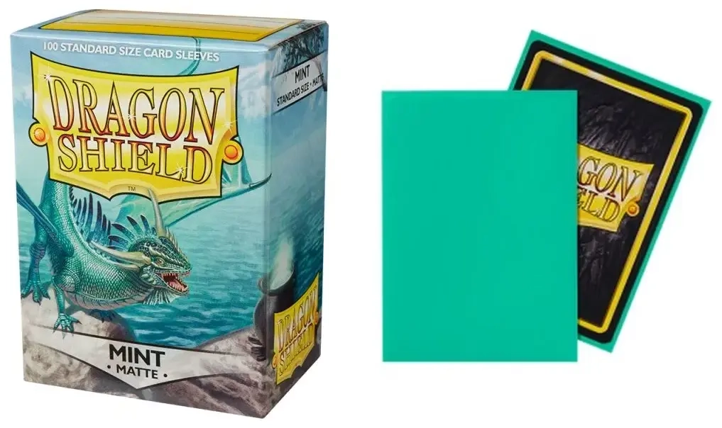 Dragon Shield Standard Sleeves - Matte Mint (100 Sleeves)