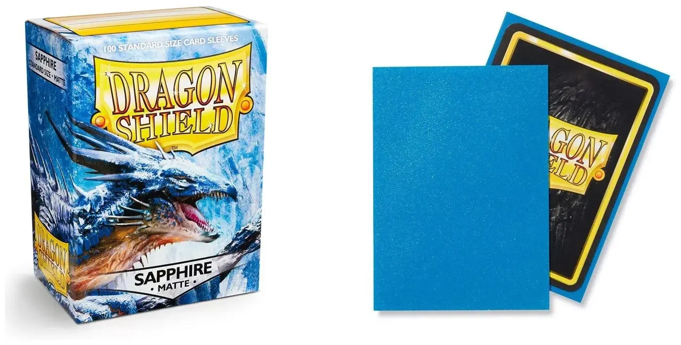 Dragon Shield Matte Sleeves - Sapphire (100 Sleeves)