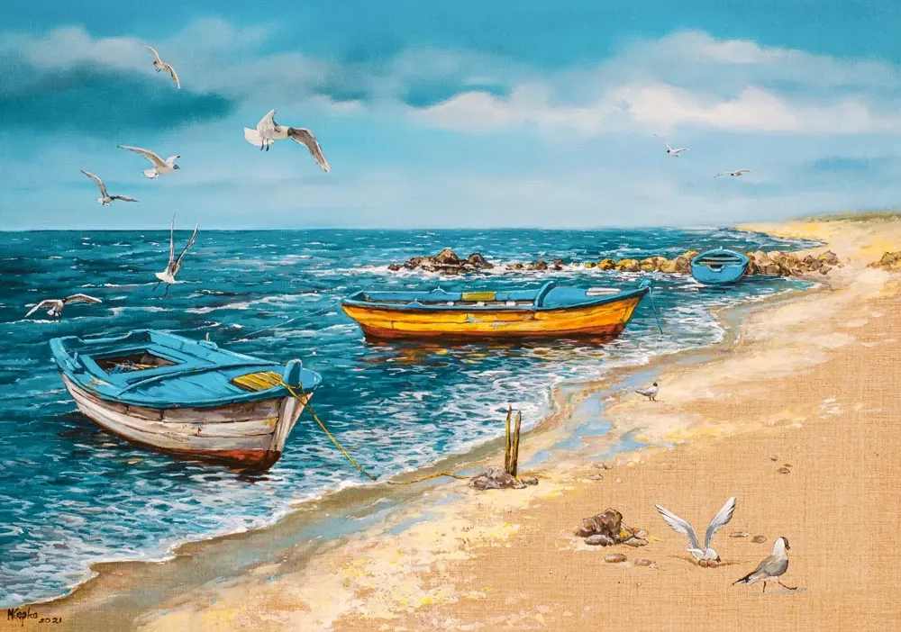 Morning at the Seaside