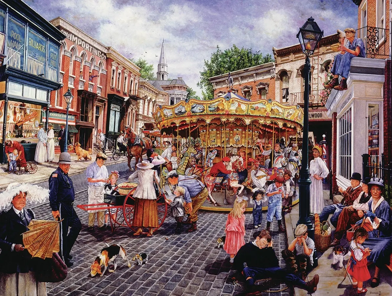 Town Carousel - XXL Teile