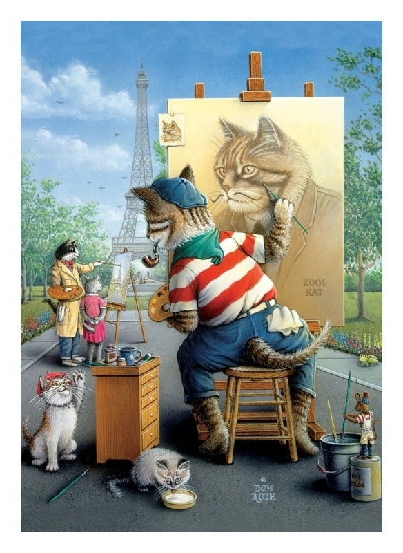 The Painter Cat