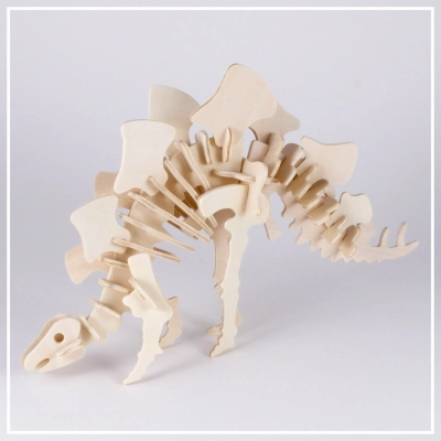 Stegosaurus - 3D Holzpuzzle