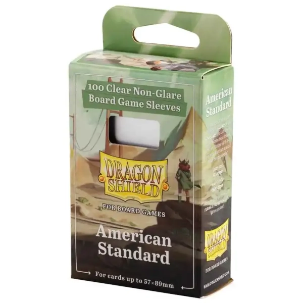 Dragon Shield Board Game Sleeves - American Standard (100 Sleeves)