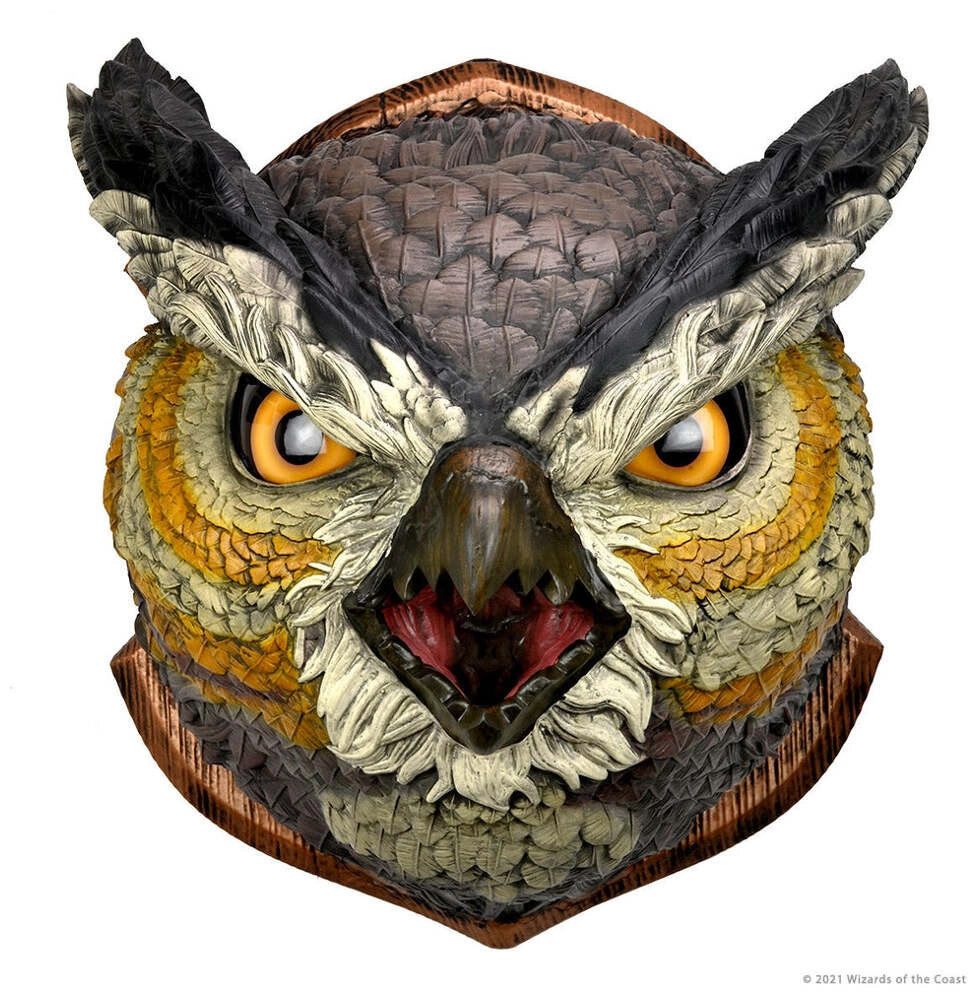 D&D Replicas of the Realms: Owlbear Trophy Plaque