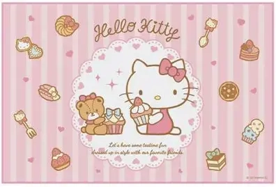 Picnic Mat 90x60cm Sweety pink - Hello Kitty