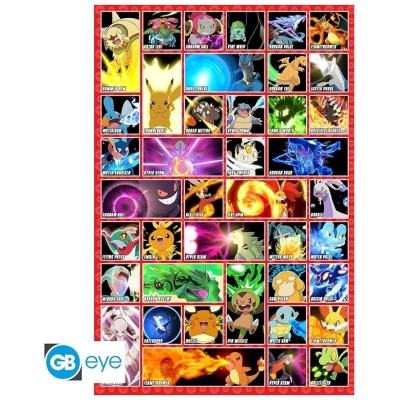 POKEMON - Poster Maxi 91.5 x 61 - Moves