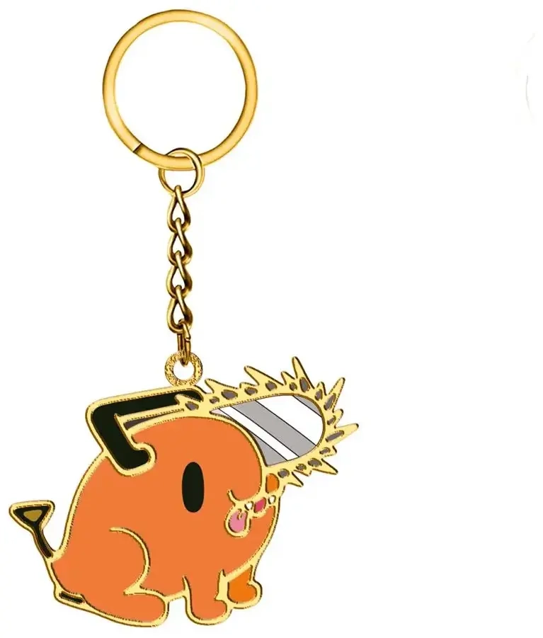 Chainsaw Man - Enamel Metal Keychain - Pochita Chibi Design - 6cm