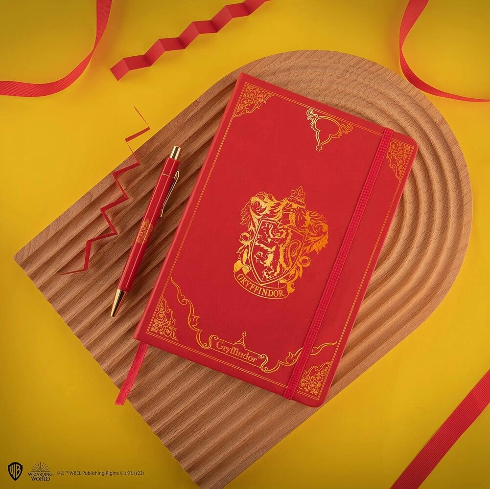 Deluxe notebook and pen Gryffindor - Harry Potter