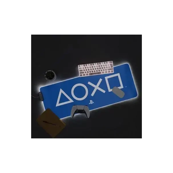 Playstation Light Up Desk Mat Playstation Light Up Desk Mat