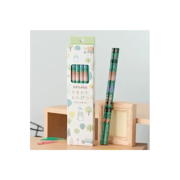 Set of 12 2B Pencils Totoro Forest - My Neighbor Totoro