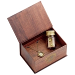 Gift box necklace and earrings time turner