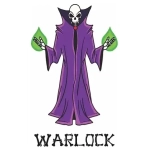 Pin Skele-Pin Adventurers Warlock