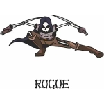 Pin Skele-Pin Adventurers Rogue