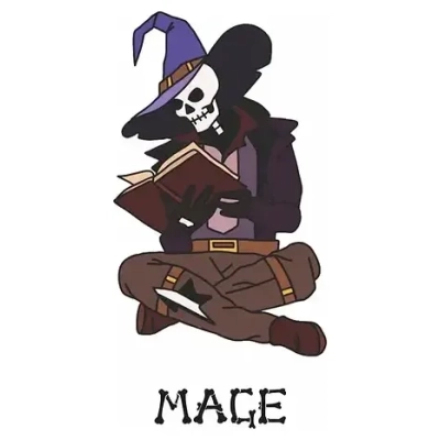 Pin Skele-Pin Adventurers Mage
