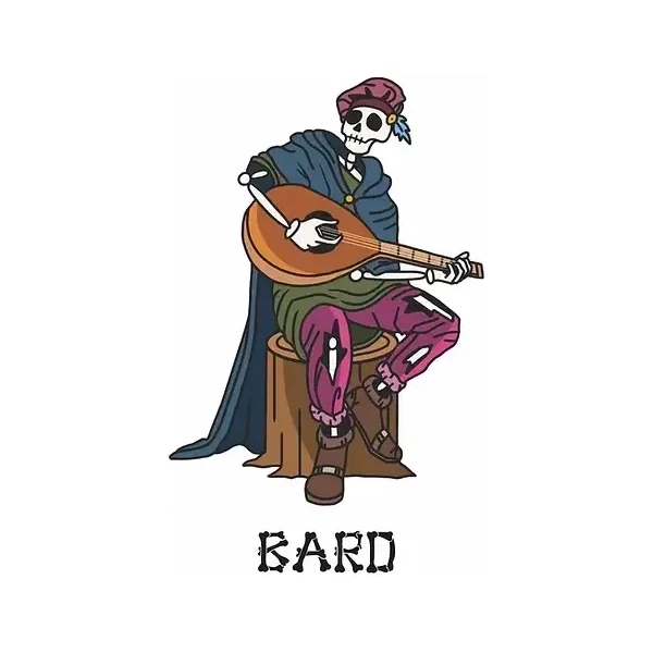 Pin Skele-Pin Adventurers Bard