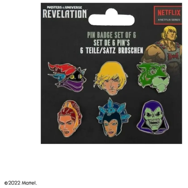 Masters of The Universe - Pin Badge Set of 6