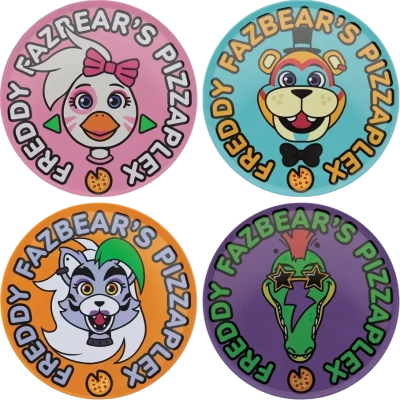 Five Nights at Freddy's Printed Drinks Coasters