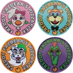 Five Nights at Freddy's Printed Drinks Coasters
