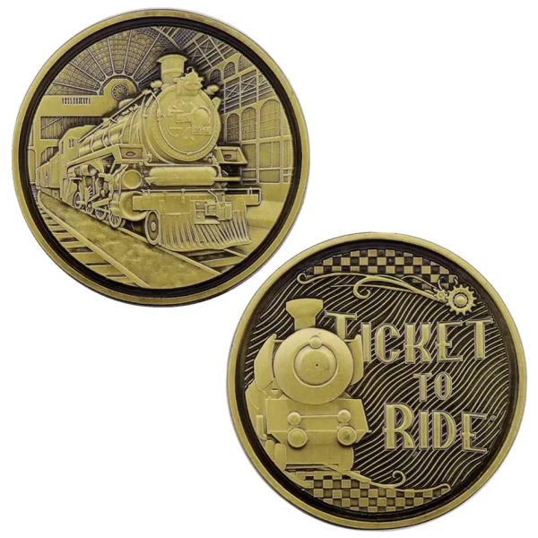 Ticket to Ride Limited Edition Collectible Train Coin