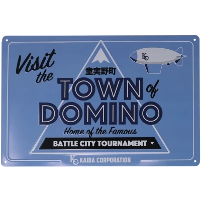 Yu-Gi-Oh! Domino Town Tin Sign