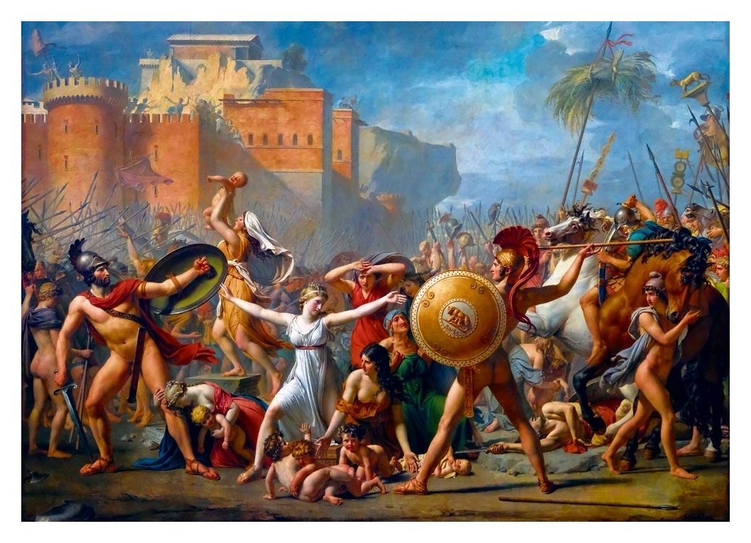 The Intervention of the Sabine Women - 1799 - Jacques-Louis David