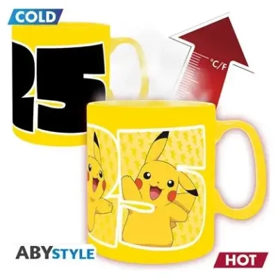 POKEMON - Mug Heat Change - 460 ml - Pikachu 25 - cardboard box