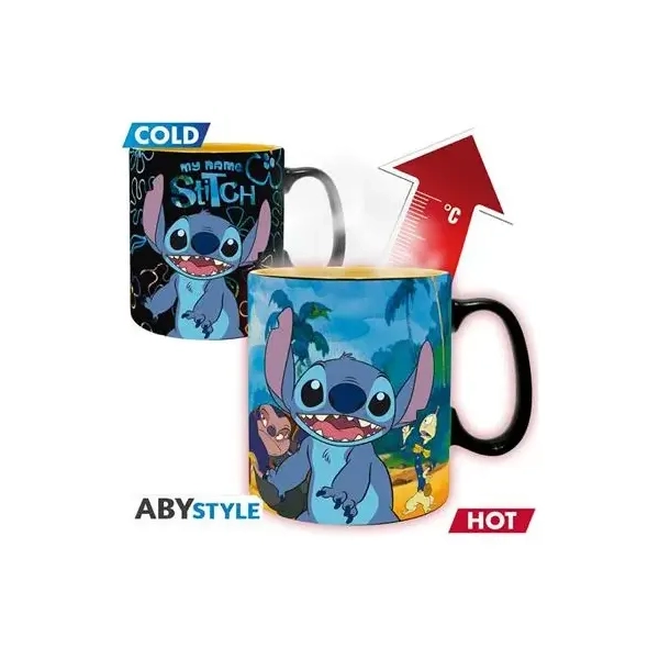 DISNEY - Mug Heat Change - 460 ml - Lilo & Stitch - box