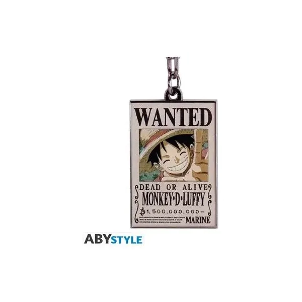 ONE PIECE - Keychain "Wanted Luffy"