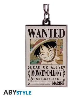 ONE PIECE - Keychain "Wanted Luffy"