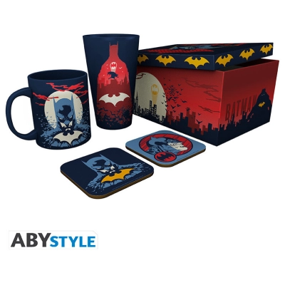 DC COMICS - Pck Glass XXL + Mug + 2 Coasters 