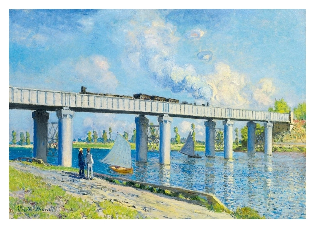 Railway Bridge at Argenteuil - 1873 - Claude Monet