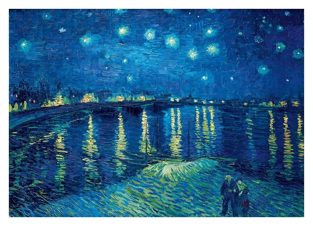 Starry Night over the Rhône - 1888 - Vincent Van Gogh