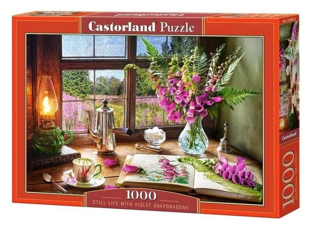 Still Life with Violet Snapdragons