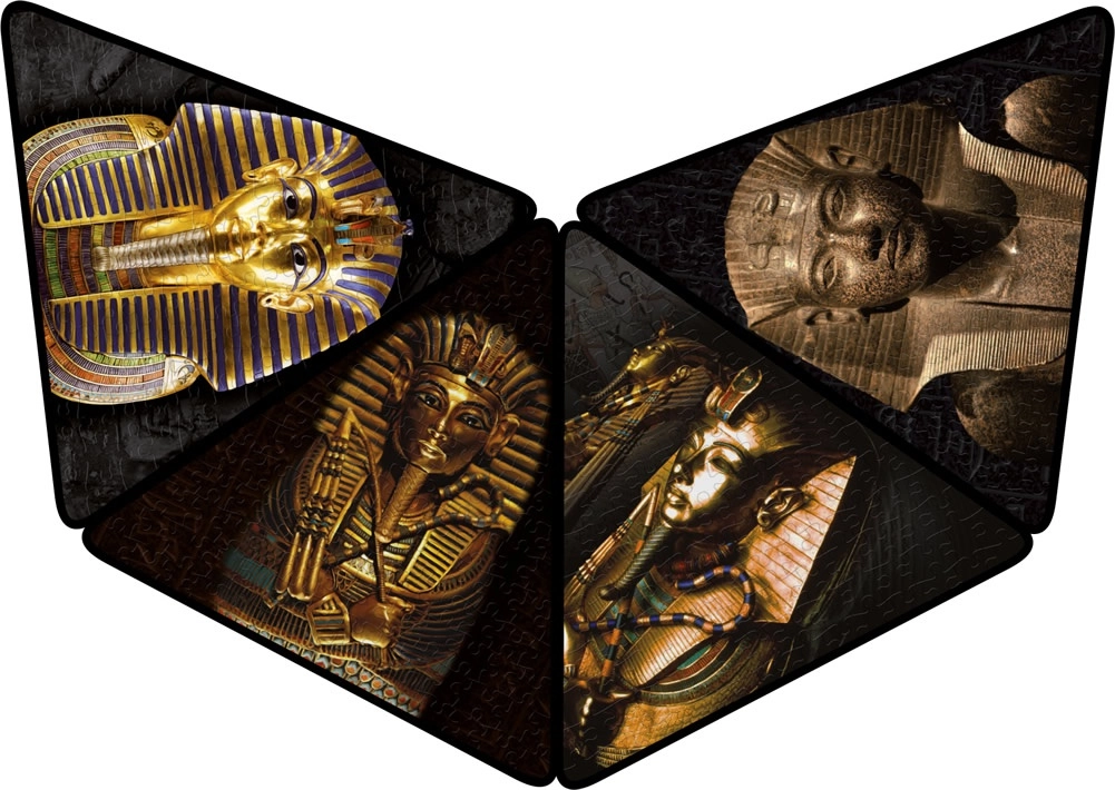 Ägyptische Totenmasken - Puzzlepyramide