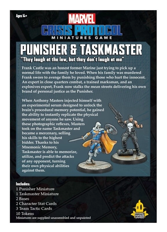 Marvel Crisis Protocol - Punisher and Taskmaster - EN