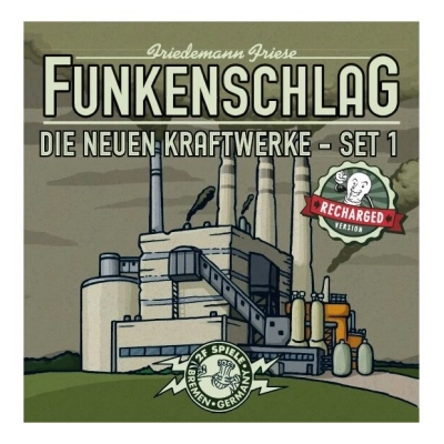 Funkenschlag Erweiterung 3 (Recharged Version) - Die neuen Kraftwerke - Set 1