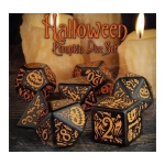 Halloween Pumpkin Black & Orange Dice Set