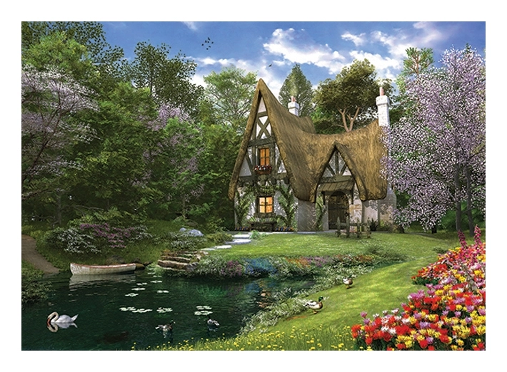 Cottage im Frühling