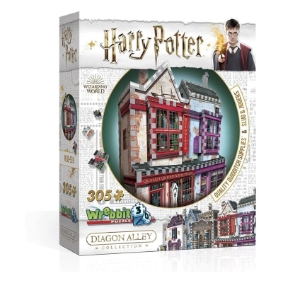 Qualitäts Quidditch Shop & Apotheke - Harry Potter - 3D Puzzle