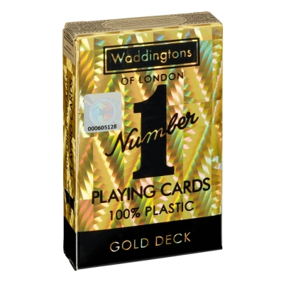 Number 1 Spielkarten - Waddington No. 1 - Gold Deck